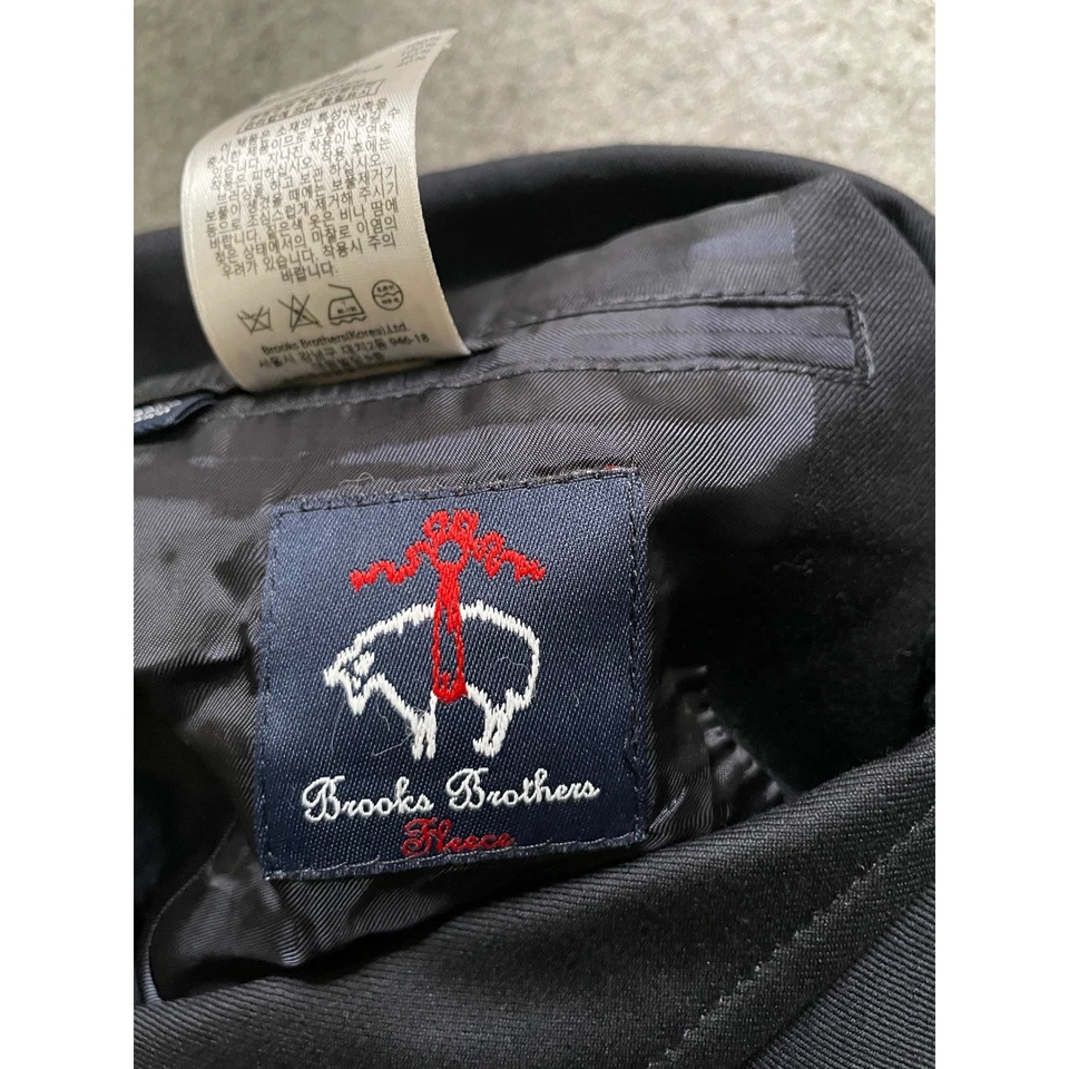 Blazer Brooks Brothers Niños Lana Azul Marino Botones Dorados Talla 8 Hecho en México Foto 4 de 4