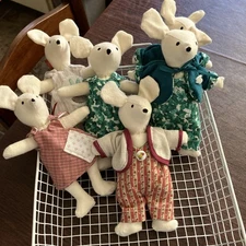 Handmade 7 Inch animal  Mouse Dolls