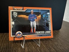 2026 Topps Celebration Francisco Lindor Dugout Peeks Orange #  9/25  Mets