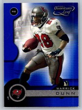 💎2001 Quantum Leaf Football #180 Warrick Dunn - Tampa Bay Buccaneers💎