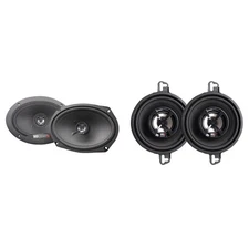 MB Quart Discus DK2-169 6x9 Inch Coax Speakers with DK2-108 3.5 Inch Coax Spe...