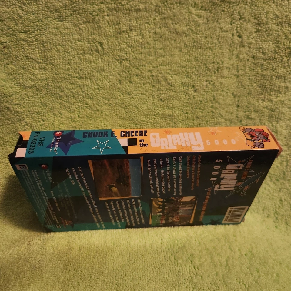 Chuck E. Cheese In The Galaxy 5000 A Real Cheesy Space Adventure VHS Tape 1999 - Image 3 of 4