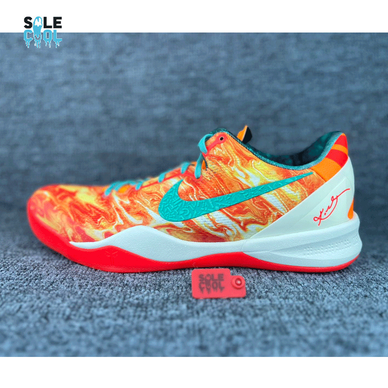 Nike Kobe 8 System + AS All Star white Orange Green Men's Shoes