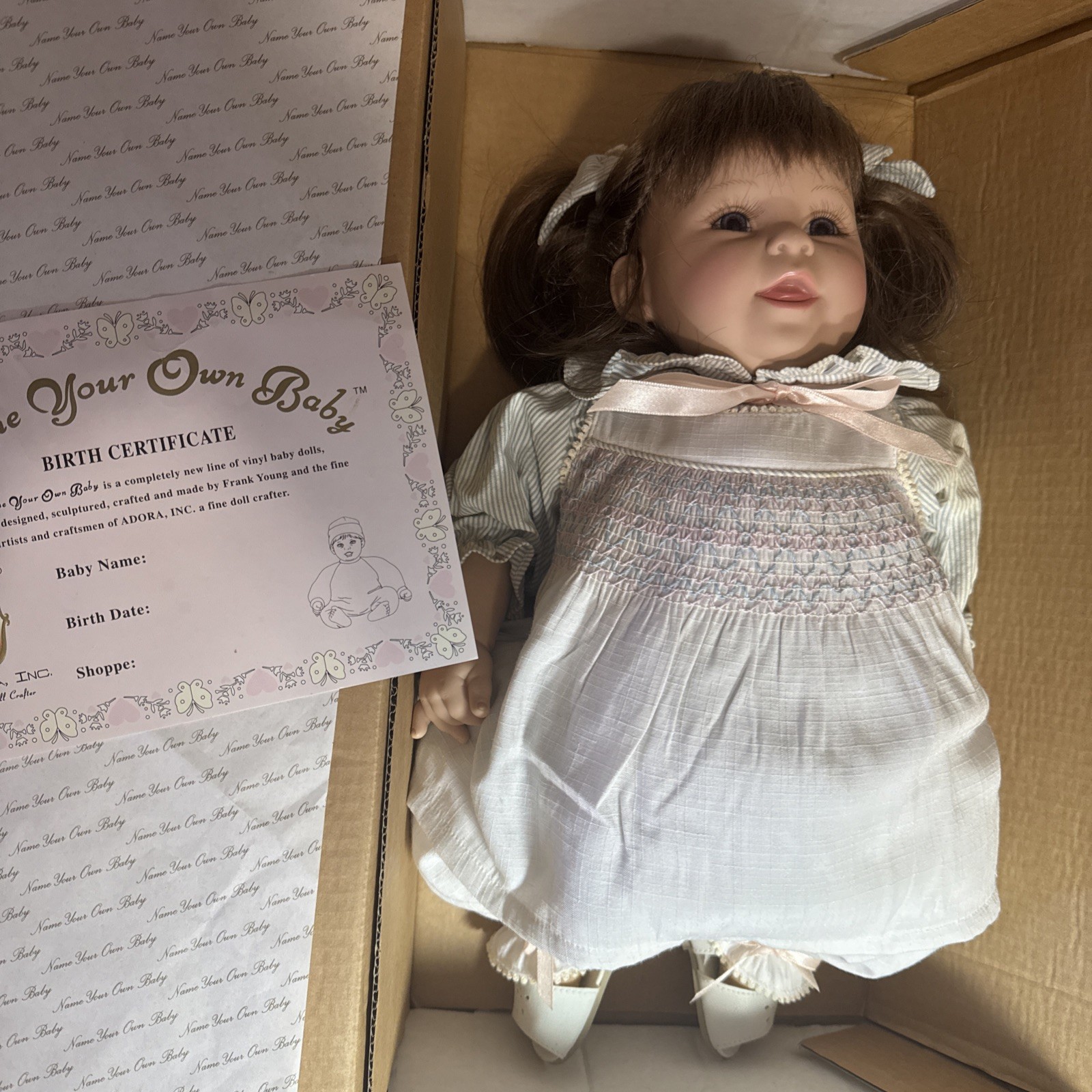 ADORA Name Your Own Baby 18" Doll AI KRV-041 (BBG20226)