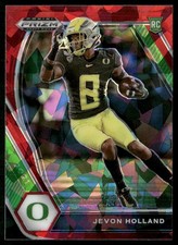 2021 Panini Prizm Draft Picks Collegiate #149 Jevon Holland Red Ice