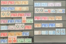 BRITISH COMMONWEALTH STAMP-ROYAL VISIT-BARBADOS-BASUTOLAND-BERMUDA-1935-53; (54)