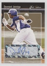 2007 Just Minors Just Rookies Gold Auto 47/50 Desmond Jennings #JR-29 Auto 0b2