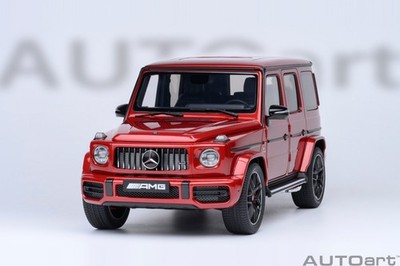 1/18 Mercedes-Benz AMG G63 Cardinal Red 2019 Model Car By AUTOart