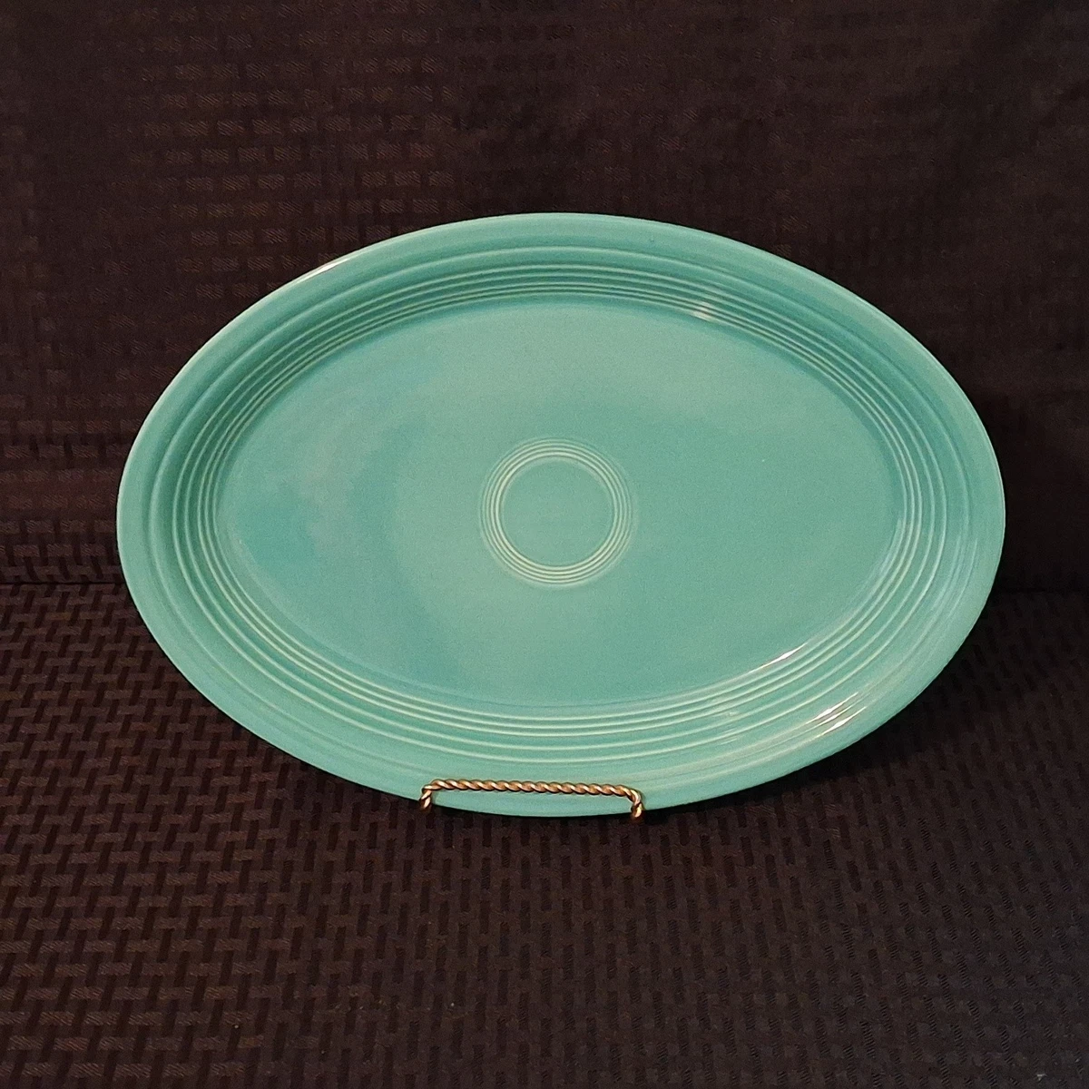 Plato Tazón Fiesta Turquesa - Apto Para Horno, Ideal Para Servir