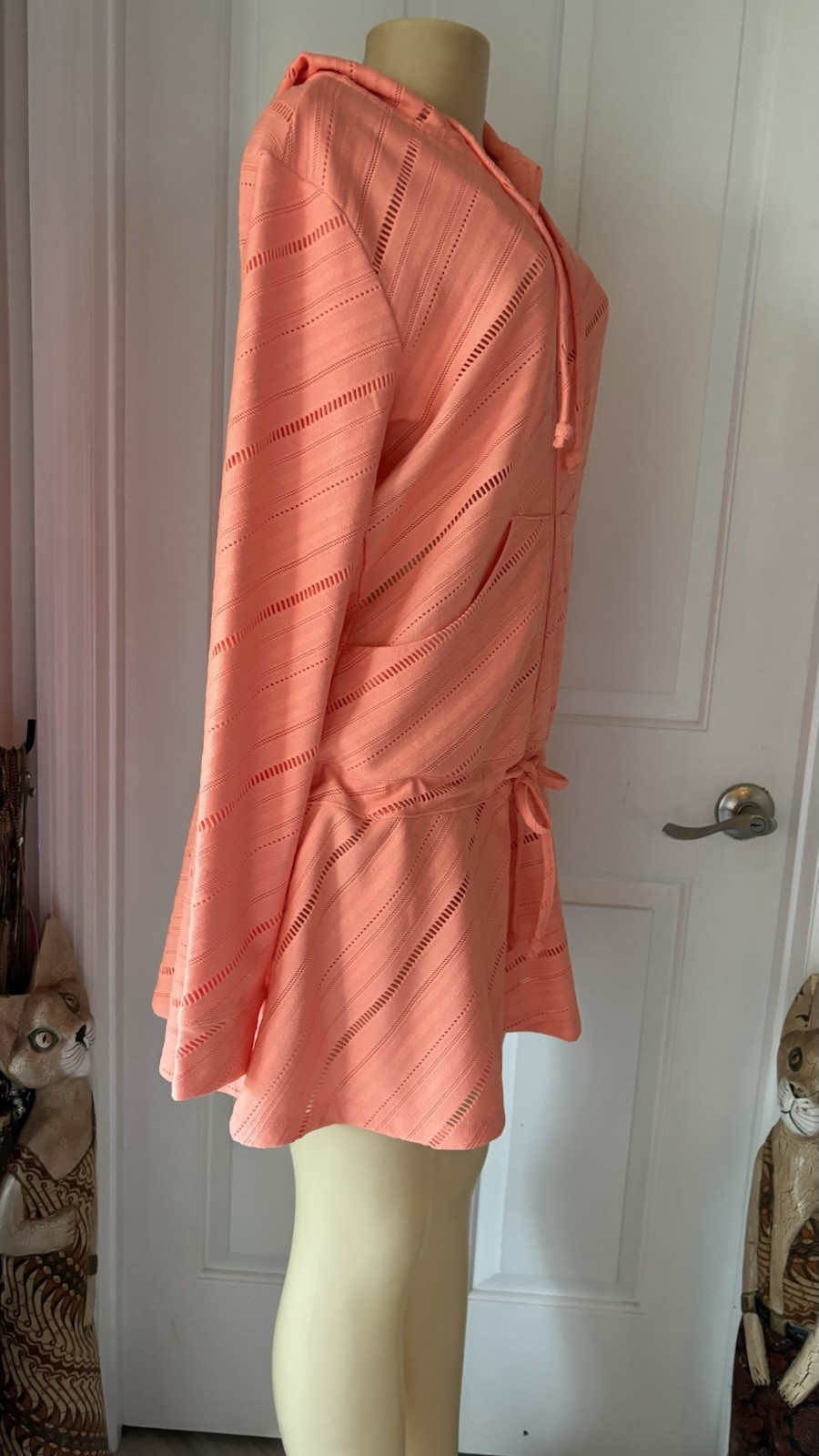 Abito FILA Coral Collezione con cappuccio e zip taglia Large