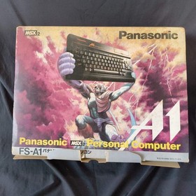 Panasonic MSX2 FS-A1 MK2 Personal Computer, PSU and Box, Working, Japan, -i0122-