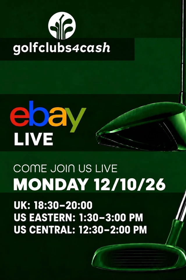 Golfclubs4cash Ebay Live! Europe's Largest Used Golf Selection. £1 Starts⛳