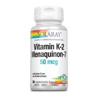 Vitamin K2 MENAQUINON-7 50 µG Solaray Kapseln 30 St Pzn 15880366