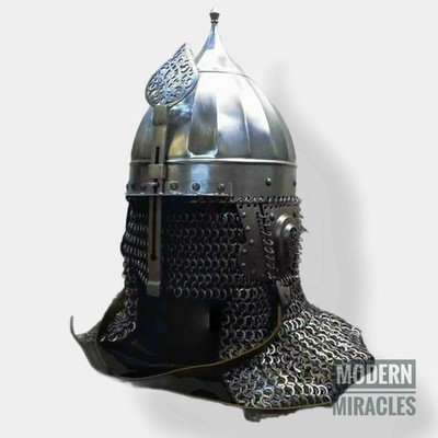 Medieval Knight Islamic Ottoman Helmet Armour Helmet With Aventail Warrior gift