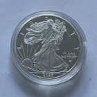 Walking Librerty 1 toy oz comemorative  in a hard case