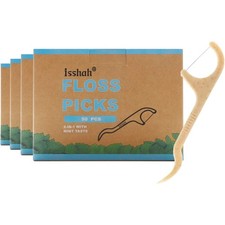 Natural Dental Floss Picks - 200 Count - PETA...
