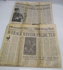 1998 Film PLEASANTVILLE Lot 2 verschiedene Original PROP ZEITUNGEN CM6237