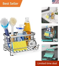Kitchen Sink Organizer, Stainless Steel Rustproof Multifunctional Large Sink ...