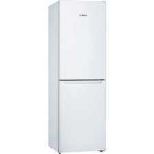 Bosch Series 2 297 Litre 50/50 Freestanding Fridge Freezer - White KGN34NWEAG