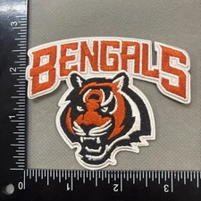 CINCINNATI BENGALS IRON ON EMBROIDERED PATCH