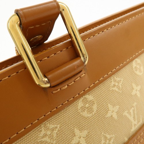 echt Louis Vuitton Monogramm Mini Lucille PM Handtasche beige M92684 gebraucht kostenloser Versand - Bild 7 von 24