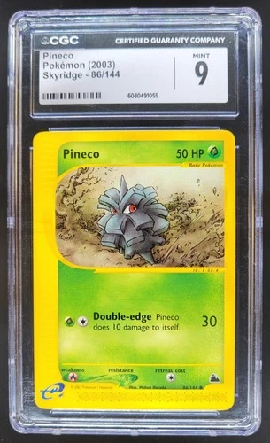 2003 Pokemon Skyridge Pineco #86/144 CGC 9 CB6