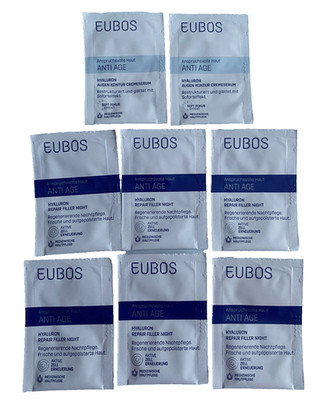 EUBOS ANTI AGE HYALURON REPAIR FILLER NIGHT , HYALURON AUGEN KONTUR CREME Probe