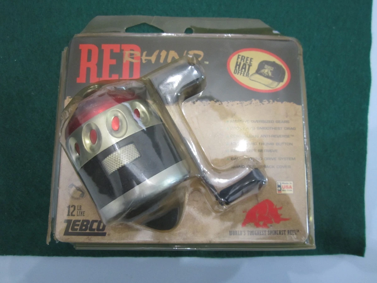 【ヴィンテージ】Zebco Red Rhino ゼブコ リノ RED 動作品 ヴィンテージ】Zebco Red Rhino ゼブコ リノ RED 動作品