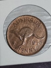 Australian 1958y. PENNY CH UNC