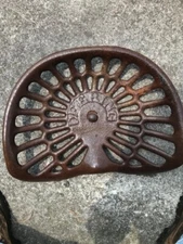 Cast Iron Original Tractor Seat DEERING implement Antique Farm McCormick IHC
