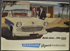 1960 Standard Vignale Vanguard Saloon Sedan Brochure Folder Excellent Original