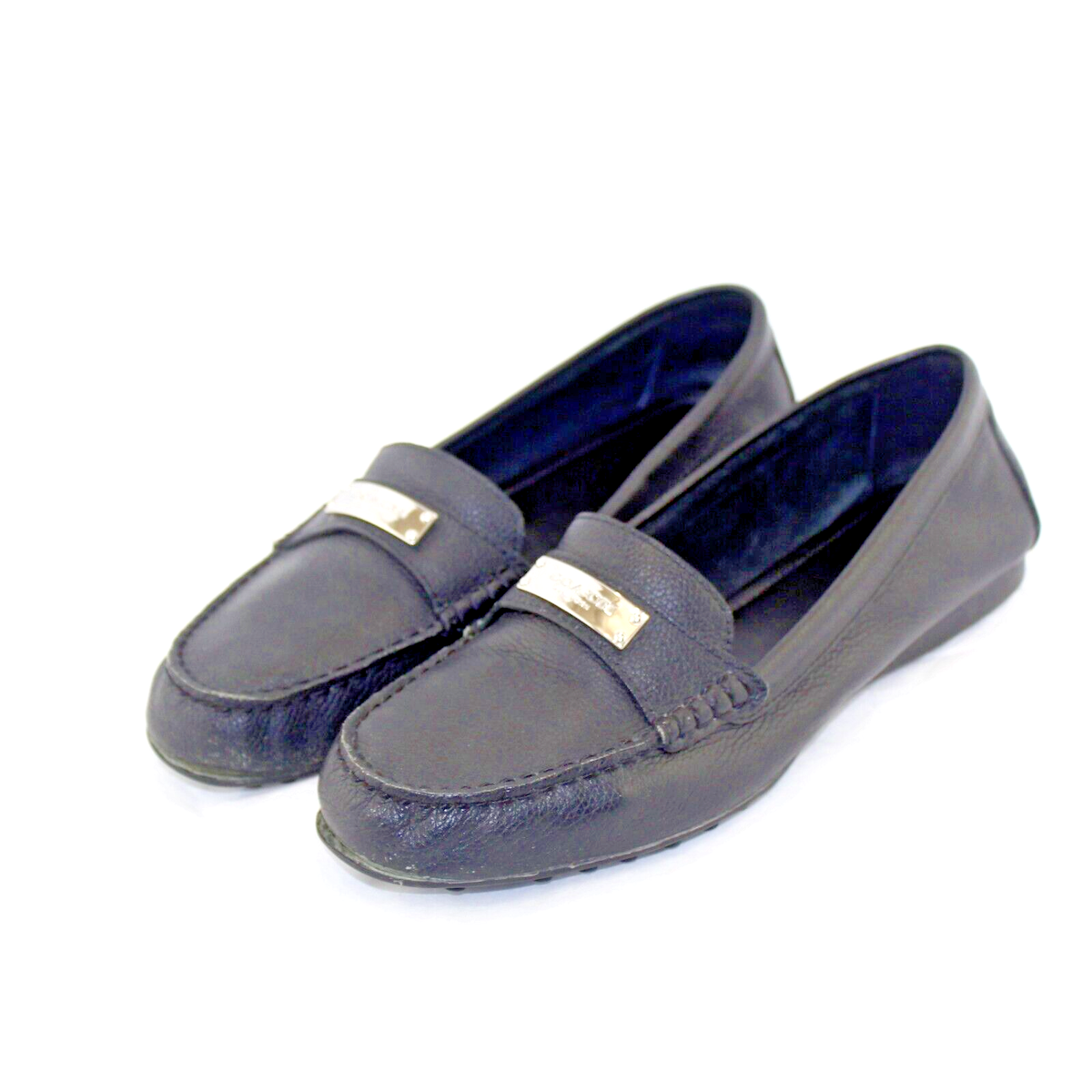 blue dress for baby girl Loeffler Randall Women's Leonie Leather Ballet Flats - Navy main image 0