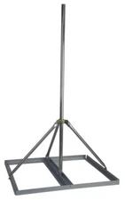 EZ NP-60-150 Non-Penetrating Antenna Mast Roof Mount with 1.50" x 59" Mast