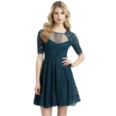 BCBGMaxAzria Julya Cocktail Lace Dress Cutout Teal Green Sz 0 Party Fun Y2K | eBay BCBGMaxAzria Julya Cocktail Lace Dress Cutout Teal Green Sz 0 Party Fun Y2K | eBay