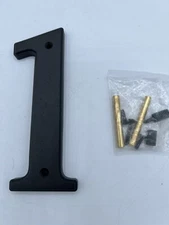 Rejuvenation Floating House Address 1 Oil Rubbed Bronze 6 in Jerico