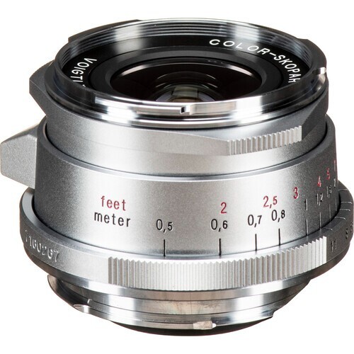 Front Lens Cap For Voigtlander Color-Skopar 21mm f/3.5 Aspherical Leica M Silver