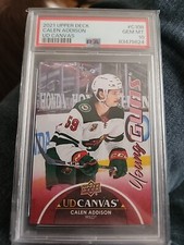 2021-22 UPPER DECK UD CANVAS CALEN ADDISON YOUNG GUNS #C108 RC PSA 10 YG GC