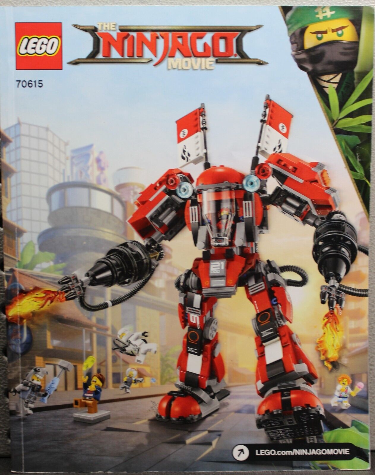 LEGO The Ninjago Movie 70615 Instruction Book / Manual (Book Only) (a)