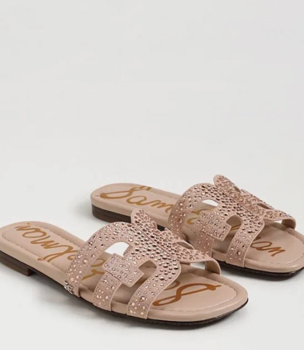 Sam Edelman Size 11 Bay Gem Rhinestone Slide Sandals
