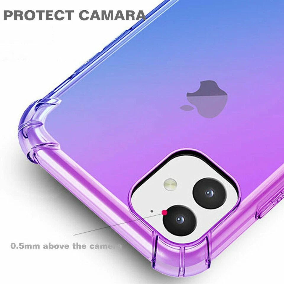 Чехол для iPhone 11/11 Pro Max ударопрочный прозрачный ультратонкий термополиуретановый мягкий чехол для телефона - Изображение 3 из 4