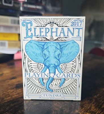 Rare Elephant Tundra 2017 Playing Cards Sealed
