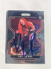 WWE KAY LEE RAY ALBA FYRE Signed Card RAW SMACKDOWN