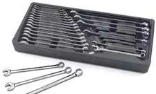 KD Tools 24 Pc SAE Metric Long Combination Wrench Set Non Ratcheting 81900
