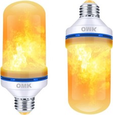 OMK LED FLAME LIGHT ' SET OF 2 ' 3W, E26/E27 BASE
