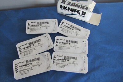 NIB Lot of 6 Alcon Ref: 8065921552 I-KNIFE-II Cutting Instrument 5mm Exp. 5/2025