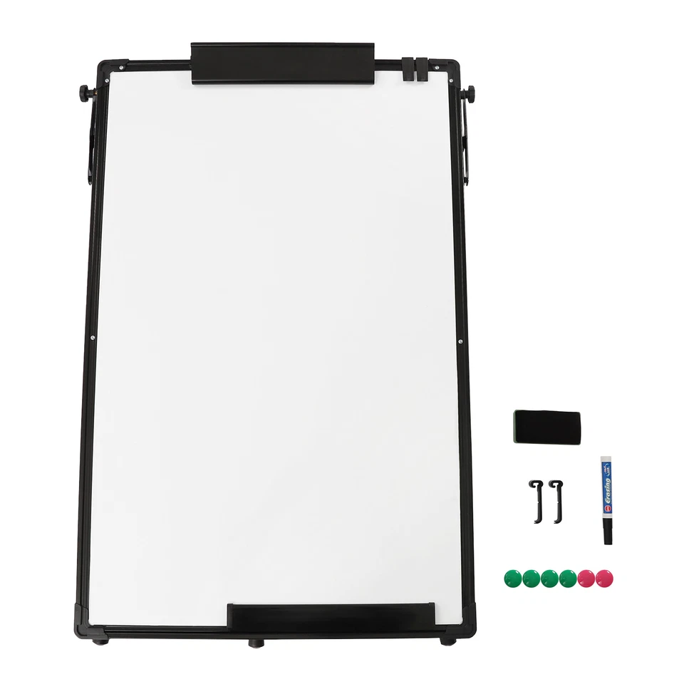 36 x 24 Inch Adjustable Whiteboard Easel Magnetic Dry Erase Board Bulletin Board - Image 4 of 4