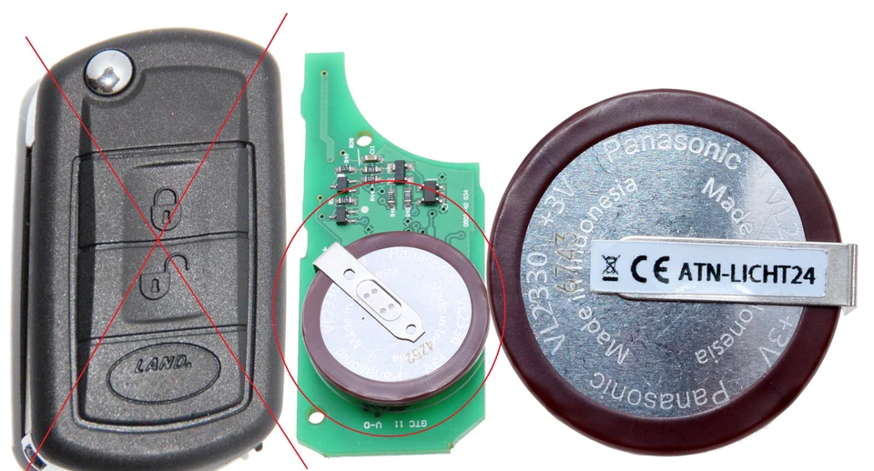 1 x Panasonic VL-2330/HFN 2330 Lithium Akku 3V 50mA Batarie für Ford Transit A59 - Изображение 2 из 4