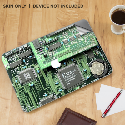 Autocollant en vinyle pour ordinateur portable, circuit imprimé