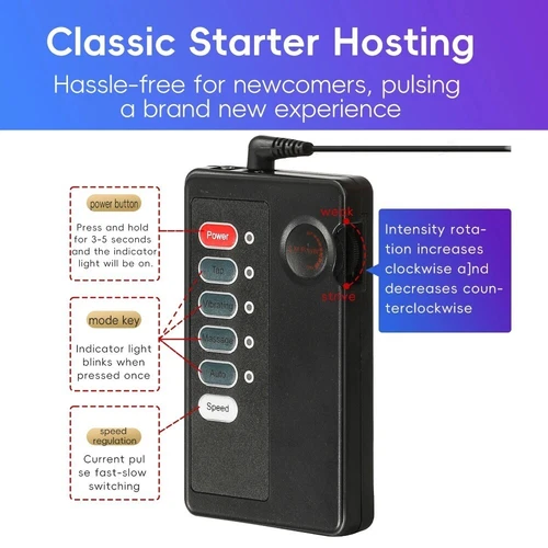 Electric Penis Extender Stretcher Sleeve Penis E-Stim Enhancer Enlarger Set NEW - Picture 6 of 23