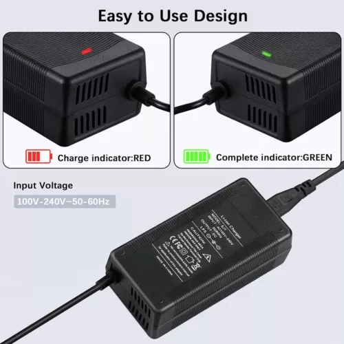 AC Adapter Battery Charger For ZNH Z6 Z9 Black Fat Tire Electric Mountain Bike - Picture 5 of 6